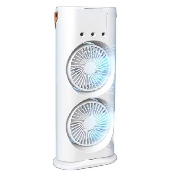 Portable USB Mini Air Cooler Dual Fan
